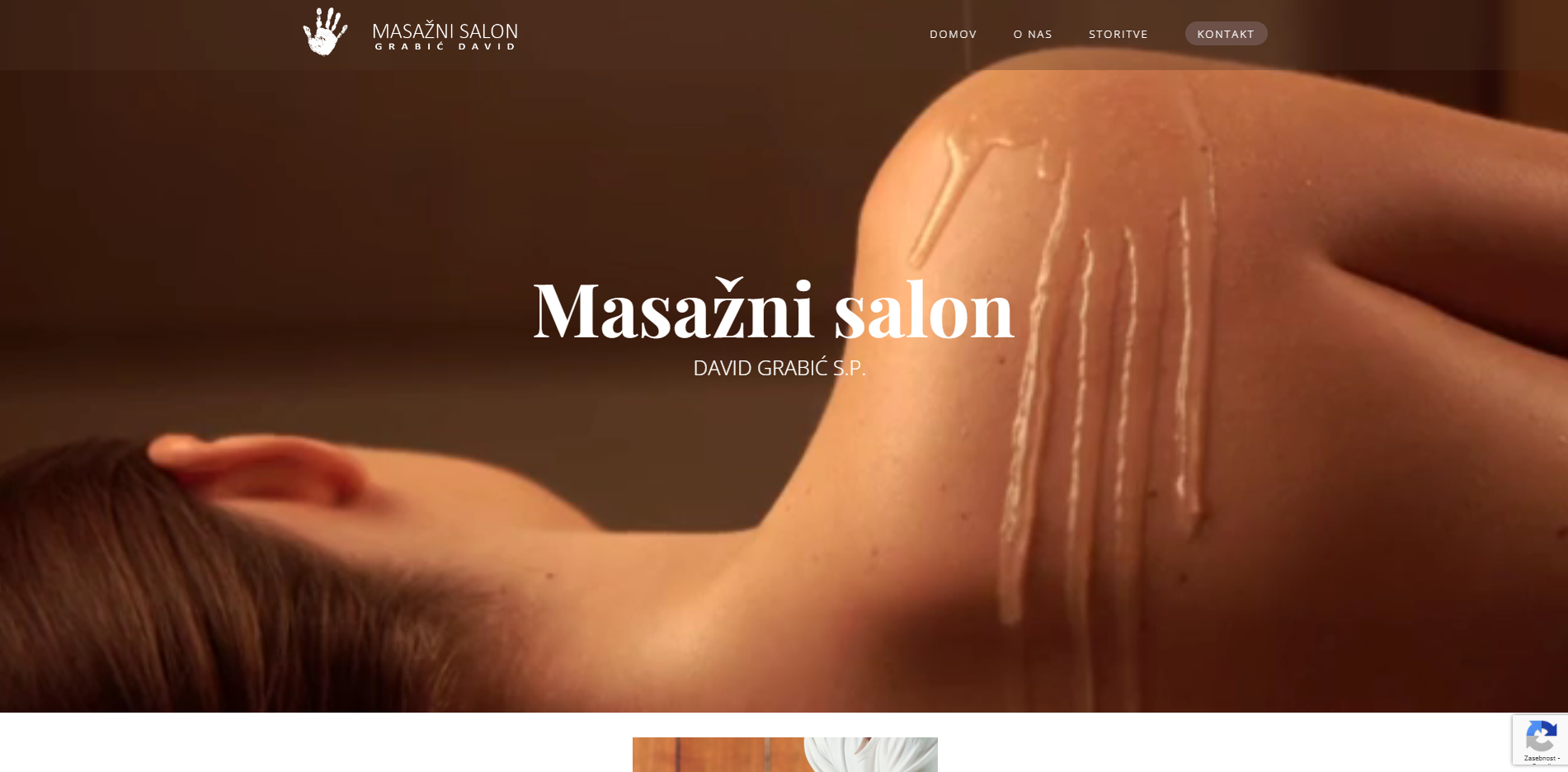 reference spletnih strani masazni salon
