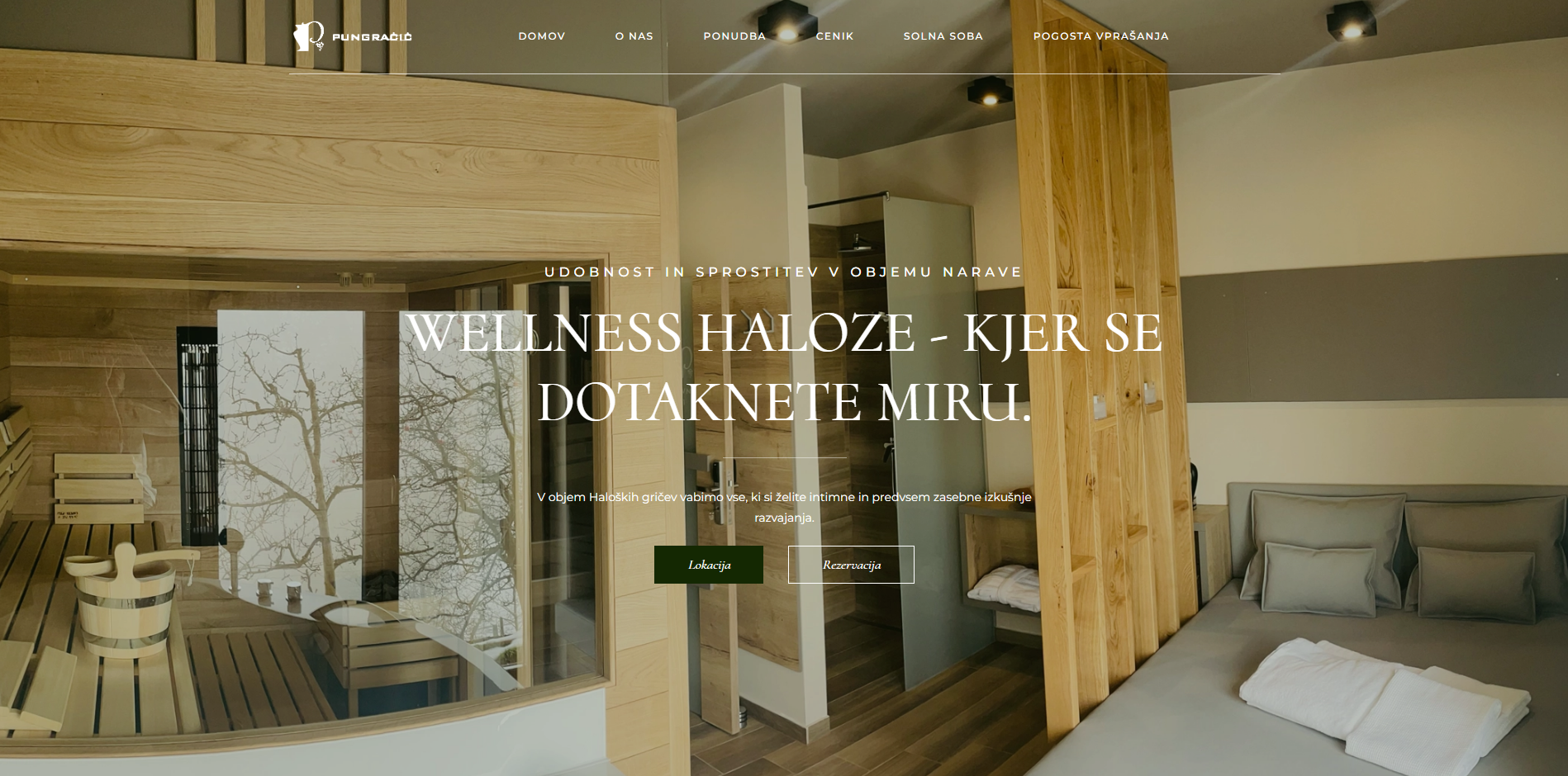 reference spletnih strani wellness haloze